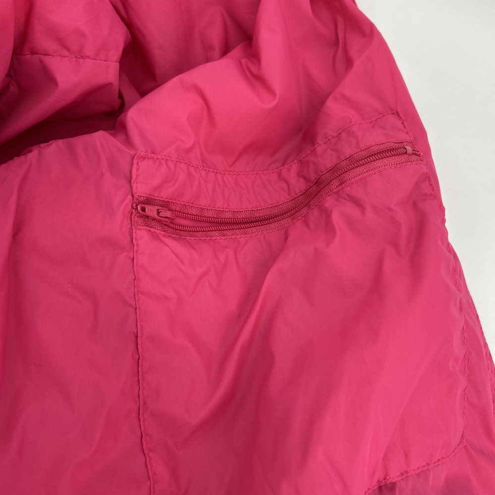 Browning Puffer Jacket Coat Women's Large Pink Gray Quilted Wind Water Resistant - Picture 7 of 12